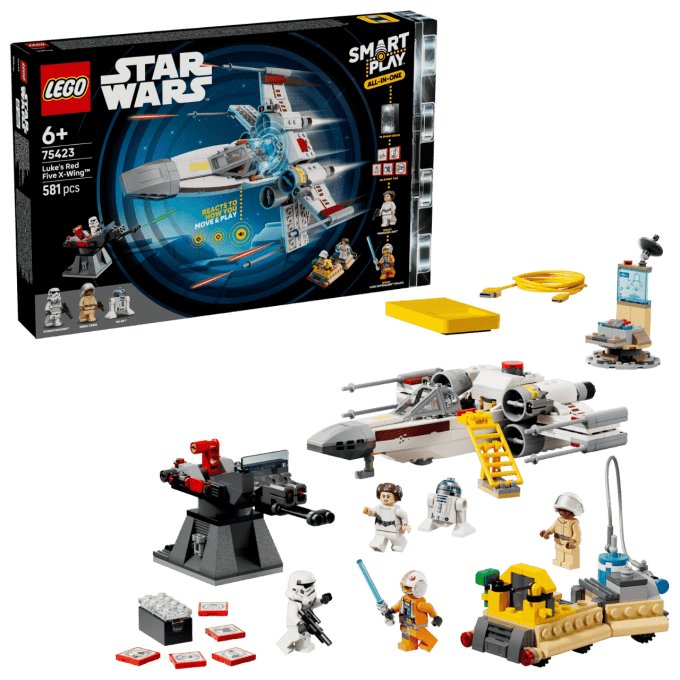 SMART Play : le X-Wing Red Five de Luke - 75423
