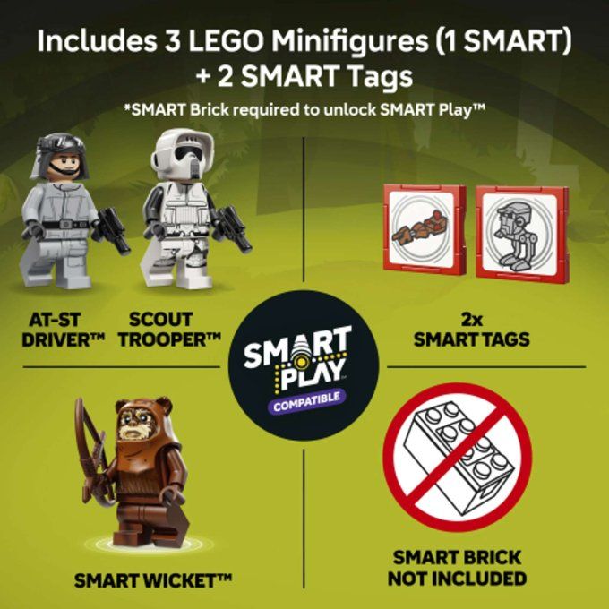SMART Play : l’attaque du AT-ST sur Endor - 75424